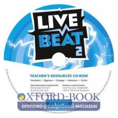 Диск Live Beat 2 Teacher Resource CD-ROM ISBN 9781447990628 замовити онлайн