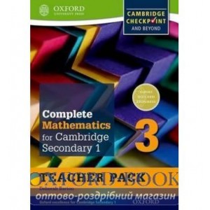 Книга для вчителя Complete Mathematics for Cambridge Lower Secondary 3 Teachers book ISBN 9780199137114