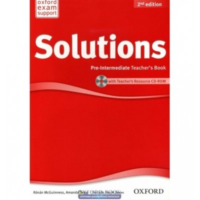Книга для вчителя Solutions 2nd Edition Pre-Intermediate teachers book with CD-ROM Falla, T ISBN 9780194553711 замовити онлайн