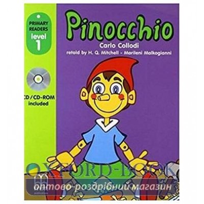 Level 1 Pinocchio with CD-ROM Collodi, C ISBN 9789604783021 замовити онлайн