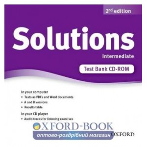 Тести Solutions 2nd Edition Intermediate Test CD-ROM ISBN 9780194553414