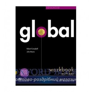 Робочий зошит Global Advanced Workbook with key and Audio CD ISBN 9780230430334
