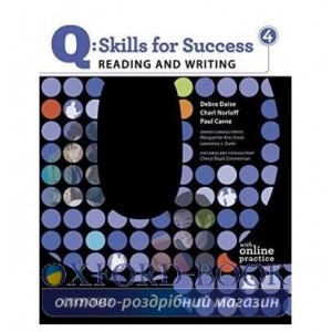 Підручник Skills for Success Reading and Writing 4 Students Book with Online Practice ISBN 9780194756259