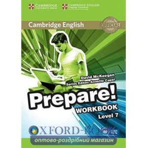 Робочий зошит Cambridge English Prepare! 7 workbook with Downloadable Audio McKeegan, D ISBN 9780521180382