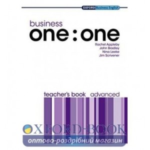 Книга для вчителя Business one:one Advanced teachers book ISBN 9780194576840