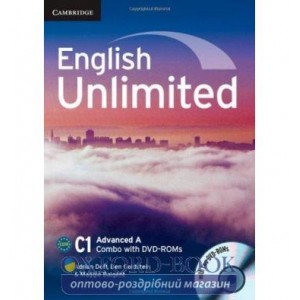Підручник English Unlimited Combo Advanced A Students Book+workbook with DVD-ROMs (2) Doff, A ISBN 9781107663138
