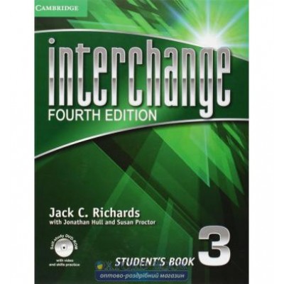 Підручник Interchange 4th Edition 3 Students Book with DVD-ROM Richards, J ISBN 9781107648708 замовити онлайн