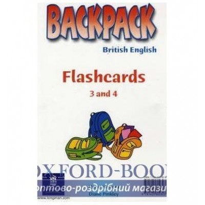 Картки Backpack Flashcards (3 - 4) ISBN 9781405800303 заказать онлайн оптом Украина