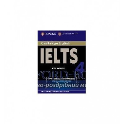 Книга Cambridge Practice Tests IELTS 4 ISBN 9780521544627 заказать онлайн оптом Украина