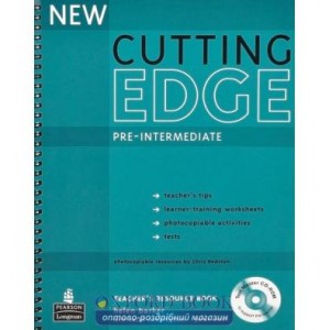 Книга для вчителя Cutting Edge Pre-Interm New Teachers book+CD Pack ISBN 9781405843492