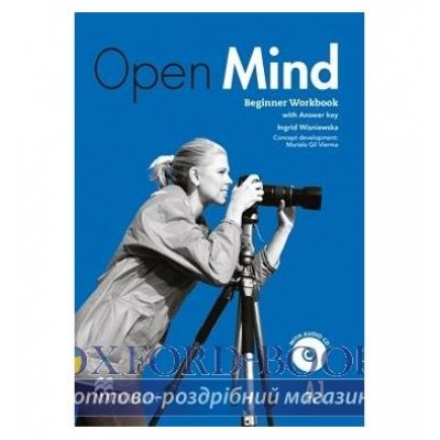 Робочий зошит Open Mind British English Beginner Workbook with key and CD ISBN 9780230458369 замовити онлайн