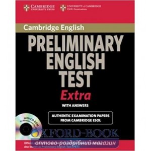 Підручник Cambridge English Preliminary Extra Students Book with answers and CD-ROM ISBN 9780521676687