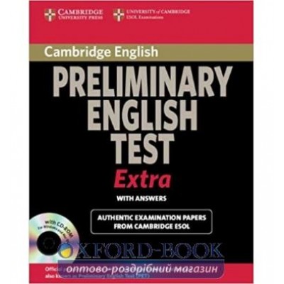 Підручник Cambridge English Preliminary Extra Students Book with answers and CD-ROM ISBN 9780521676687 замовити онлайн