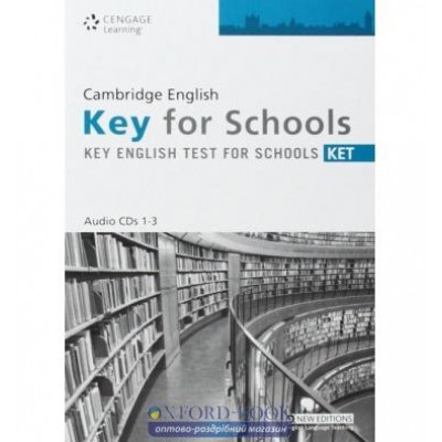 Тести Practice Tests for Cambridge KET for Schools Audio CDs (3) ISBN 9781408061572 замовити онлайн