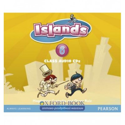 Диски для класса Islands 6 Class Audio Cds ISBN 9781408290804 замовити онлайн