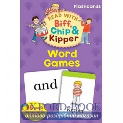 Картки Oxford Reading Tree Read with Biff, Chip and Kipper: Word Games Flashcards ISBN 9780198486633 замовити онлайн