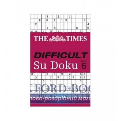 Книга The Times Difficult Su Doku. Book5 The Times Mind Games ISBN 9780007440344 замовити онлайн