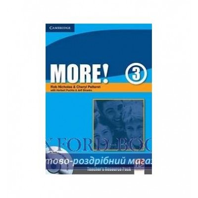 Тести More! 3 Teachers Resource Pack with Testbuilder CD-ROM Nicholas, R ISBN 9780521713108 замовити онлайн