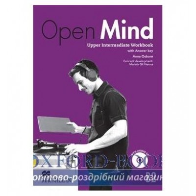 Робочий зошит Open Mind British English Upper-Intermediate Workbook with key and CD ISBN 9780230458406 заказать онлайн оптом Украина