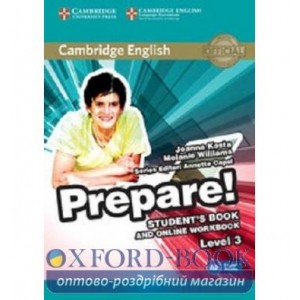 Підручник Cambridge English Prepare! Level 3 Students Book and online workbook Kosta, J ISBN 2000960033146