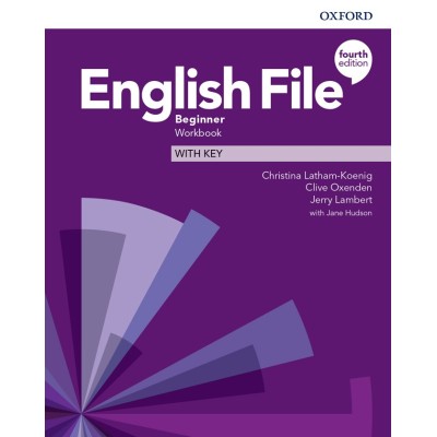 Робочий зошит English File 4th Edition Beginner workbook with Key ISBN 9780194031165 заказать онлайн оптом Украина