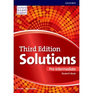 Підручник Solutions 3rd Edition Pre-Intermediate Students book + Online Practice