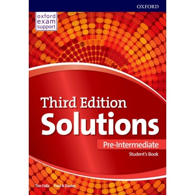 Підручник Solutions 3rd Edition Pre-Intermediate Students book + Online Practice заказать онлайн оптом Украина
