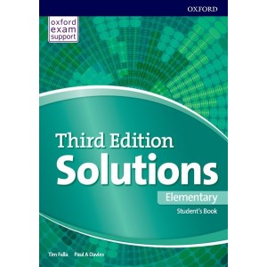 Підручник Solutions 3rd Edition Elementary Students book + Online Practice