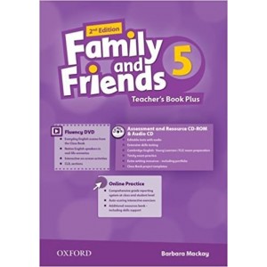 Книга для вчителя Family & Friends 2nd Edition 5 Teachers book Plus + CD-ROM + Audio CD ISBN 9780194796514