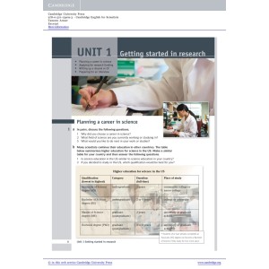Підручник Cambridge English for Scientists Intermediae Students Book with Audio CDs (2) ISBN 9780521154093