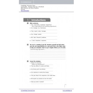 Робочий зошит Business Start-up 2 Workbook with CD-ROM/Audio CD ISBN 9780521672085