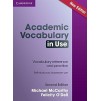 Словник Academic Vocabulary in Use with Answers 2nd Edition McCarthy, M ISBN 9781107591660 заказать онлайн оптом Украина