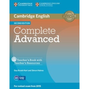 Книга для вчителя Complete Advanced Second edition Teachers Book with Teachers Resources CD-ROM ISBN 9781107698383