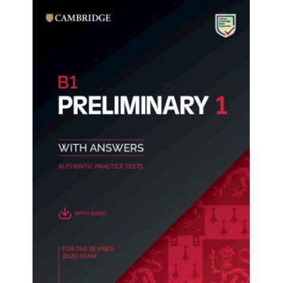 Книга Cambridge English Preliminary 1 for the Revised 2020 Exam with Answers ISBN 9781108676410 заказать онлайн оптом Украина