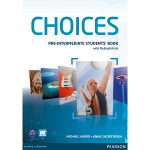 Підручник Choices Pre-Intermediate Students Book and MyLab PIN Code Pack ISBN 9781447905660