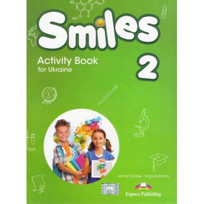 Робочий зошит SMILES 2 FOR UKRAINE ACTIVITY BOOK (with stickers & cards inside) ISBN 9781471578748 замовити онлайн