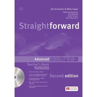 Книга для вчителя Straightforward 2nd Edition Advanced Teachers Book with eBook Pack ISBN 9781786327703 замовити онлайн