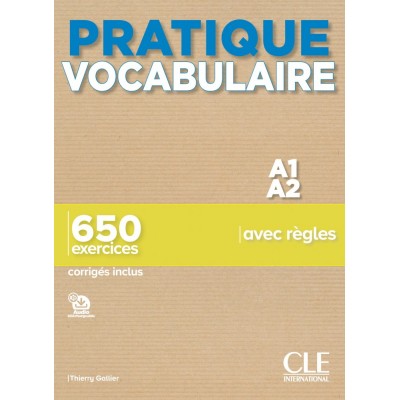 Книга Pratique Vocabulaire A1-A2 Livre avec Corrig?s ISBN 9782090389838 заказать онлайн оптом Украина