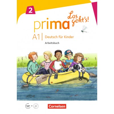 Робочий зошит Prima Los gehts! A1.2 Arbeitsbuch mit Audio-CD und Stickerbogen ISBN 9783065206280 замовити онлайн