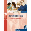 Книга Zertifikat B1 Neu: 15 ?bungspr?fungen mit Audio-CD ISBN 9783190418688 заказать онлайн оптом Украина