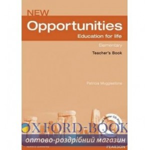 Книга для вчителя Opportunities Elementary New Teachers book+CD ISBN 9781405841429