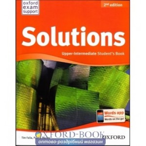 Підручник Solutions 2nd Edition Upper-Intermediate Students Book Falla, T ISBN 9780194552899