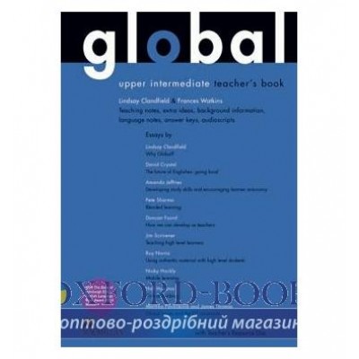 Книга для вчителя Global Upper-Intermediate Teachers Book with Teachers Resource Disc ISBN 9780230033252 замовити онлайн