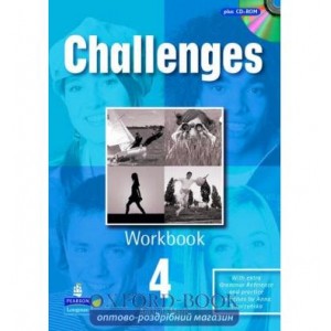 Робочий зошит Challenges 4 Workbook+CD ISBN 9781405844741