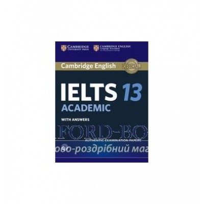 Тести Cambridge Practice Tests IELTS 13 Academic with Answers and Downloadable Audio ISBN 9781108553094 замовити онлайн