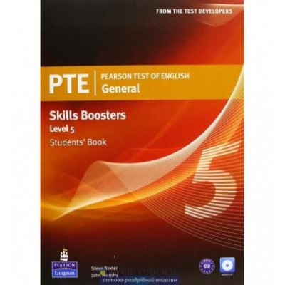 Підручник Pearson Test of English (PTE) General Skills Booster Students Book Level 5 ISBN 9781408267851 замовити онлайн