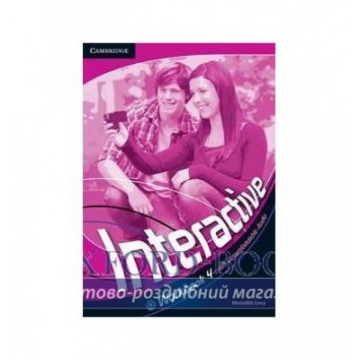 Робочий зошит Interactive 4 workbook with Downloadable Audio Levy, M ISBN 9780521712255 заказать онлайн оптом Украина