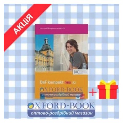 Підручник DaF kompakt neu Kursbuch und Ubungsbuch A2 ISBN 9783126763141 замовити онлайн