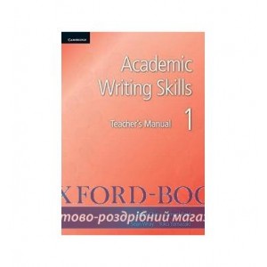 Книга Academic Writing Skills 1 Teachers Manual Chin, P ISBN 9781107642935