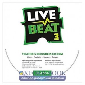 Диск Live Beat 3 Teacher Resource CD-ROM ISBN 9781447990635